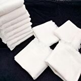 Etamin işleme mutfak havlu seti 12 adet Krem 50 x 30 cm
