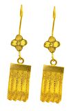 Cigold Taşsız Küpe 22 Ayar Altın 8,66 Gr OA-6400