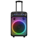 Mıkado Md-bt505, 60w, Taşınabilir, Usb/bt/tf/tws, Rgb Aydınlatma, Toplantı, Parti, Açık Hava Speaker. Kablosuz El Ve Kafa Mikrofonu Hediyeli