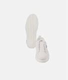 Erkek Rahat Taban Lastik Bağcıklı Sneaker Gerçek Deri MC 19039 BEYAZ