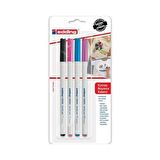 Edding 4600 Kumaş Boyama Kalemi 4lü Set Eğlenceli Renkler