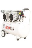Kuletaş 60 lt 2 Hp 8 Bar Sessiz Yağsız Çift Motor Kompresör