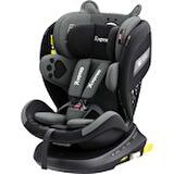 Yoyko Bear 360 ° Dönebilir Yatabilir i-Size 0-36 Kg Oto Koltuğu ISOFIX/SIP/LATCH - Gri