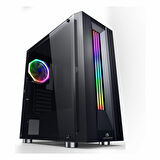 GameBooster Strip GB-G3601B USB 3.2 RGB ATX Mid Tower Siyah Kasa