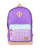 Kaukko Wichlight Sırt Çantası Plaid Lila K1646