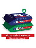 Clear Motion Yüzey Temizlik Havlusu (12x100) 1200 Yaprak