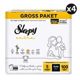 Sleepy Extra Günlük Aktivite Gross Paket Bebek Bezi 5 Numara Junior 400 Adet