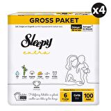 Sleepy Extra Günlük Aktivite Gross Paket Bebek Bezi 6 Numara Xlarge 400 Adet