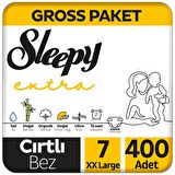 Sleepy Extra Günlük Aktivite Gross Paket Bebek Bezi 7 Numara Xxlarge 400 Adet