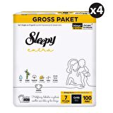Sleepy Extra Günlük Aktivite Gross Paket Bebek Bezi 7 Numara Xxlarge 400 Adet