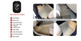 Rizline Audi A3 2013-2020 İle Uyumlu 3D Havuzlu Paspas Bej