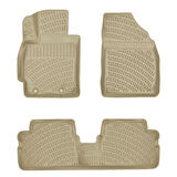 Rizline Toyota Auris 2006-2012 İle Uyumlu 3D Havuzlu Paspas Bej