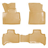 Rizline Bmw X5 1999-2006 İle Uyumlu 3D Havuzlu Paspas Bej