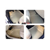 Rizline Fiat Tipo Hatchback EU 2015 Sonrası İle Uyumlu 3D Havuzlu Paspas Bej