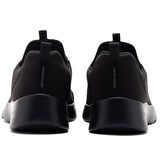 Skechers Dynamight 2.0-Real Smooth Memory Foam Womens Sneaker Black Lastik Bağcıklı Hafızalı taban Kadın Günlük Spor Ayakkabı Siyah