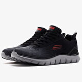 Skechers Track Ripkent Memory foam Hafızalı Taban Siyah  Günlük Erkek Spor Ayakkabı