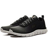 Skechers Track Ripkent Memory foam Hafızalı Taban Siyah Haki Günlük Erkek Spor Ayakkabı