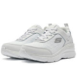 Skechers Fashion Fit Air Cooled Memory Foam Sneaker Hafızalı Taban Kadın Günlük Spor Ayakkabı Beyaz