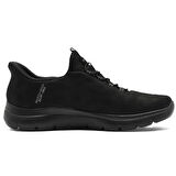 Skechers Summits-Korlo Memory Foam Mens Sneaker Hafızalı Taban Lastik Bağcıklı Erkek Günlük Spor Ayakkabı Siyah