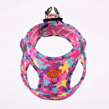 Pawstar Air-Mesh Rosea Camouflage Köpek Göğüs Tasması