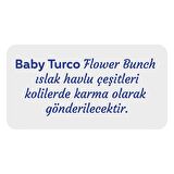 Baby Turco Flower Bunch Islak Havlu 24x90 (2160 Yaprak)