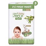 Baby Turco Doğadan 5 Numara Junior 174'lü Bel Bantlı Bez