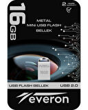 Everon 16gb Metal Usb Mini Flash Bellek 