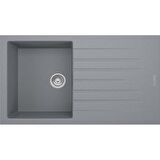 REAL P004 TROYA 86 GRANİT EVYE GRİ 86 x 50 Cm Tezgah Üstü