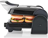 Arzum AR2005 Izgara Ve Tost Makinesi, Paslanmaz Çelik, 1800 Watt, Siyah (OUTLET - TEŞHİR)