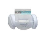 Qlux Aqua WC Tuvalet Kağıdı Aparatı / Plastik / Beyaz / Şeffaf Kapaklı