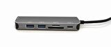 BEEK BA-DCK-UC-H1C2ACR-U USB Type-C=>2*USB3.0+HDMI +2*Type-C+SD+MicroSD (6-in-1 Docking Station)