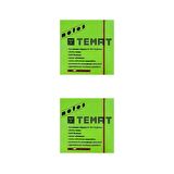 Temat 75 X 75 Mm Fosforlu Yeşil Postit - Yapışkanlı Kağıt 2'Lİ