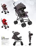 Babyhope SC-100 Baston Bebek Arabası Tam Yatarlı Yeni Kırçıllı