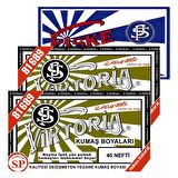 Viktoria Kumaş Boyası Nefti 2Pk+Fiske Sabitleme 1Pk