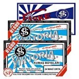Viktoria Kumaş Boyası Orta Mavi 2Pk+Fiske Sabitleme 1Pk