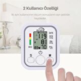 AC-463 Çift Kullanıcı Özellikli Koldan Tansiyon Aleti Pil Hediyeli