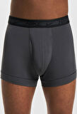 Nike Dri Fit Ultra Stretch 3 Pack Micro 3 lü Paket Kısa Boxer Siyah-Füme-Gri