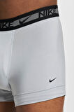 Nike Dri Fit Ultra Stretch 3 Pack Micro 3 lü Paket Kısa Boxer Siyah-Füme-Gri