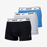 Nike Dri Fit Ultra Stretch 3 Pack Micro 3 lü Paket Kısa Boxer Siyah Gri Mavi