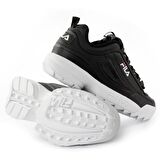 Fila Disruptor Low Unisex Sneaker Siyah Yüksek Taban Günlük Spor Ayakkabı