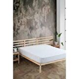 AY Home Tek Kişilik 100 x 200 Su Geçirmez Alez Beyaz