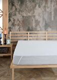 AY Home Tek Kişilik 100 x 200 Su Geçirmez Alez Beyaz