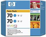 Hp 70 Cb343A Mavi Kartuş 2'Li Paket
