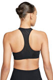 Nike Training Futura Swoosh Medium Support Sports Bra Kadın Spor Büstiyer Bra Siyah