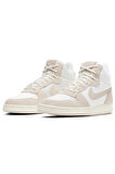Nike Court Borough Mid Kadın Spor Ayakkabı Krem