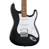 Squier Debut Stratocaster HSS Sabit Köprü Laurel Klavye Black Elektro Gitar