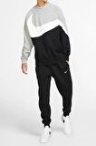 Nike Sportswear Fleece Jogger Taper Leg Dar Kesim Eşofman Altı Şardonlu Polarlı Siyah