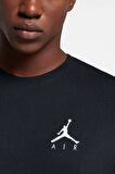Nike Jordan Jumpman Air Unisex Balck Tee Jordan Nakış Logolu Tişört Siyah