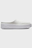 Nike Air Force 1 Lover XX Leather Sneaker Kadın Hakiki Deri Terlik Kırık Beyaz