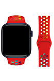 Apple Watch Silikon Delikli Kordon Iwatch Uyumlu Kayış Seri 1 | 2 | 3 | 4 | 5 | 6 Seri 38 & 40mm
